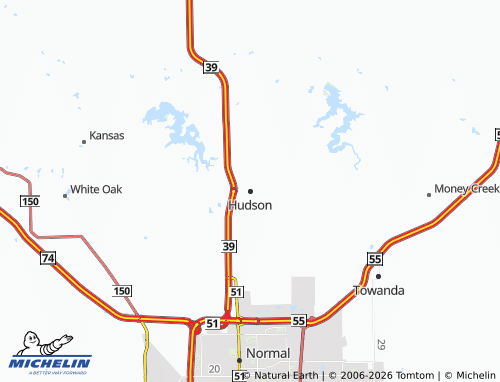 Mapa MICHELIN Hudson - ViaMichelin