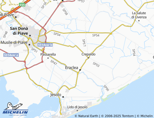 MICHELIN Pontesea map - ViaMichelin