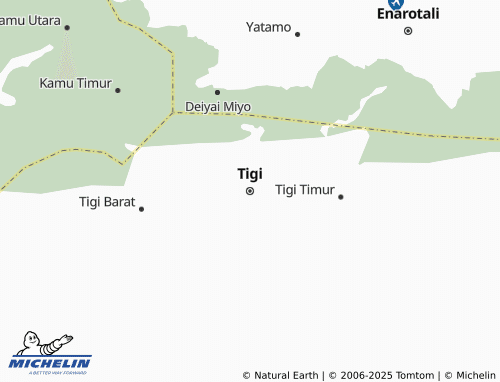 MICHELIN Tigi map - ViaMichelin