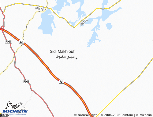 Mapa MICHELIN Seedi Makhlouf - ViaMichelin