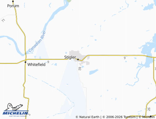 Mappa MICHELIN Stigler - ViaMichelin