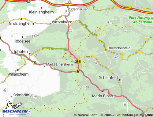 MICHELIN-Landkarte Ziegenbach - ViaMichelin