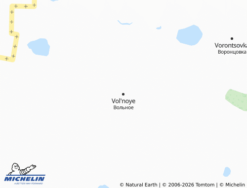 MICHELIN-Landkarte Vol'noye - ViaMichelin