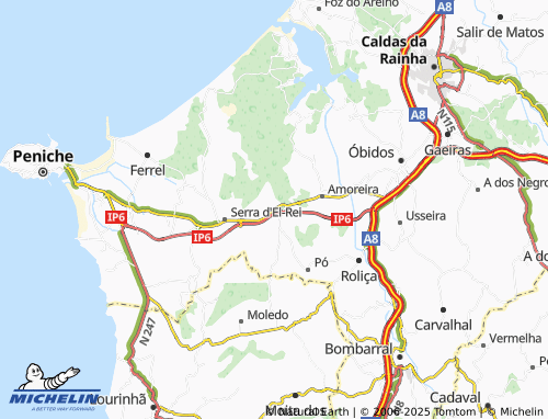 MICHELIN-Landkarte Casais da Ladeira - ViaMichelin