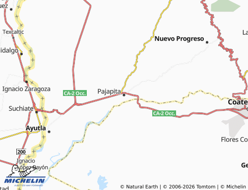 Mappa MICHELIN Pajapita - ViaMichelin