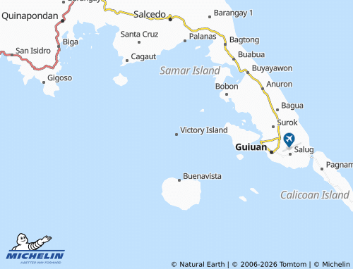 Mappa MICHELIN Victory Island - ViaMichelin