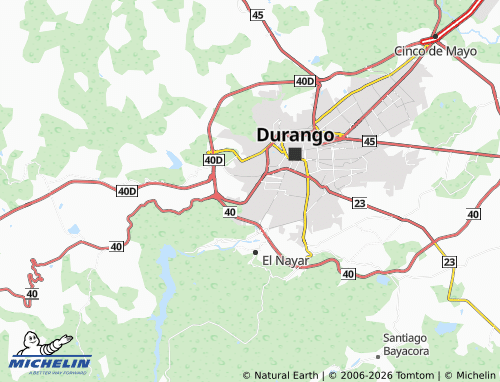 MICHELIN Residencial Santa Bárbara map - ViaMichelin