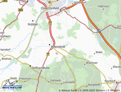 MICHELIN Altenkattbek map - ViaMichelin