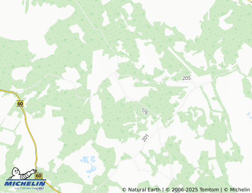 MICHELIN Piisu map - ViaMichelin