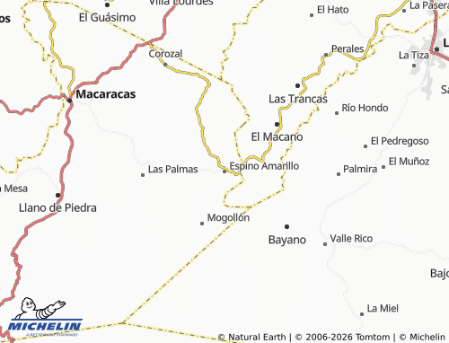 Mappa MICHELIN Espino Amarillo - ViaMichelin