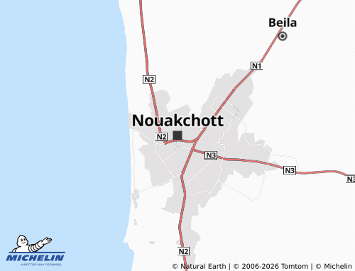 Mapa MICHELIN Nuakchot - ViaMichelin