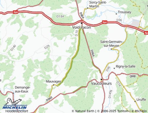 MICHELIN Sauvoy map - ViaMichelin