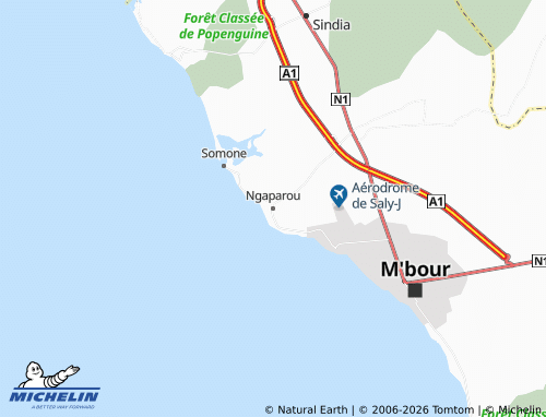 Mapa MICHELIN Ngaparou - ViaMichelin