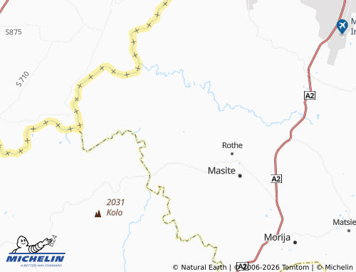MICHELIN Leralleng Ha Khatak map - ViaMichelin