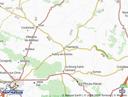 Mappa MICHELIN Chambois - ViaMichelin