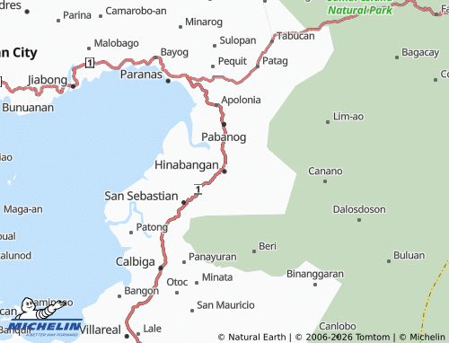 Mappa MICHELIN Hinabangan - ViaMichelin