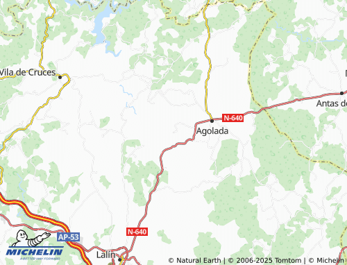 MICHELIN Vilariño (Santa María) map - ViaMichelin