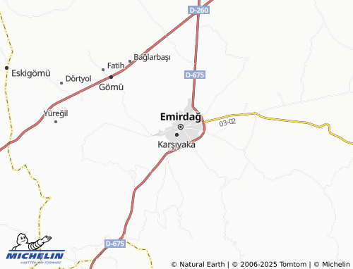 MICHELIN-Landkarte Karşıyaka - ViaMichelin