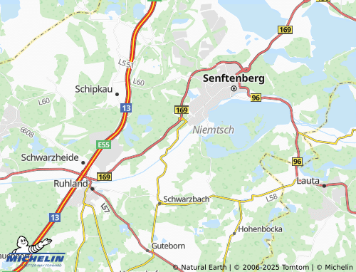 MICHELIN Brieske Dorf map - ViaMichelin