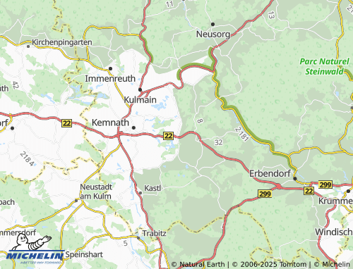 Carte MICHELIN Schönreuth - ViaMichelin