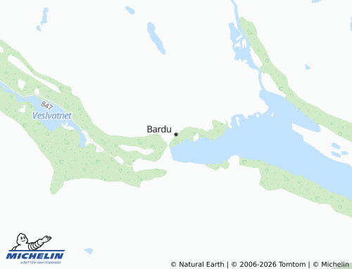 MICHELIN Bardu map - ViaMichelin