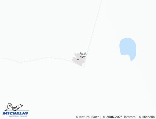 MICHELIN Azat map - ViaMichelin
