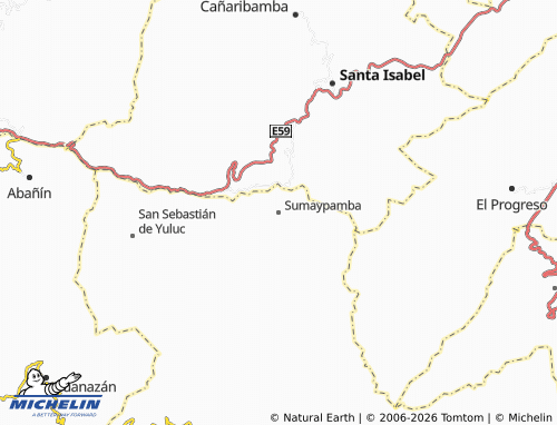 MICHELIN Sumaypamba map - ViaMichelin