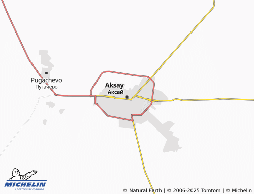 MICHELIN Aksay map - ViaMichelin