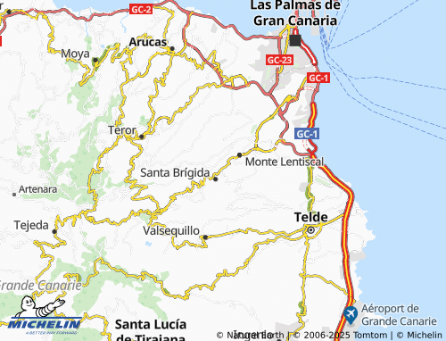 Carte MICHELIN San José - ViaMichelin