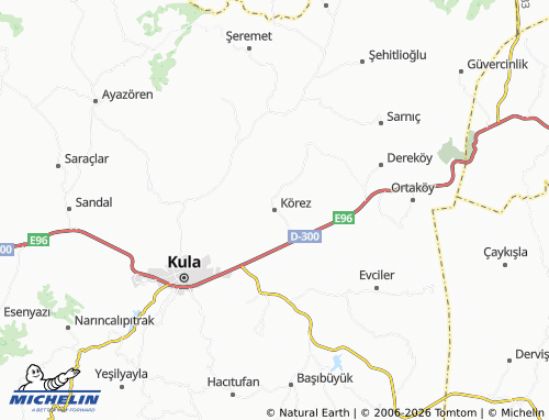 Mappa MICHELIN Körez - ViaMichelin