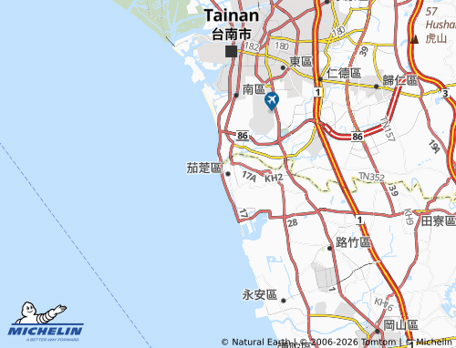 Mapa MICHELIN Qiédìng Qū - ViaMichelin