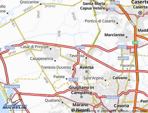 Carte MICHELIN Frignano - ViaMichelin