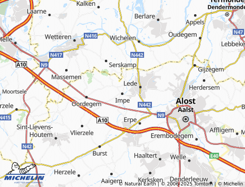 Carte MICHELIN Impe - ViaMichelin
