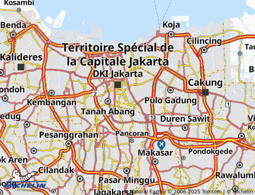 Carte MICHELIN Cikini - ViaMichelin