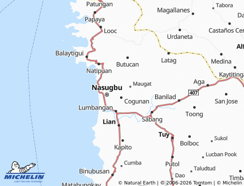 MICHELIN Putat map - ViaMichelin