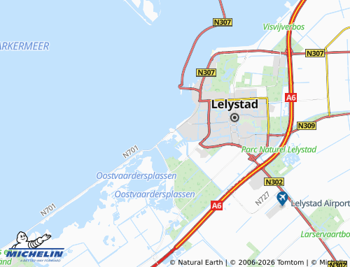 Carte MICHELIN Lelystad-Haven - ViaMichelin