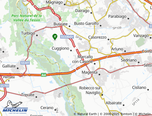 Mapa MICHELIN Casate - ViaMichelin