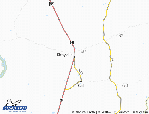 MICHELIN Kirbyville map - ViaMichelin