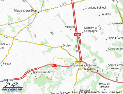 Mapa MICHELIN Droisy - ViaMichelin