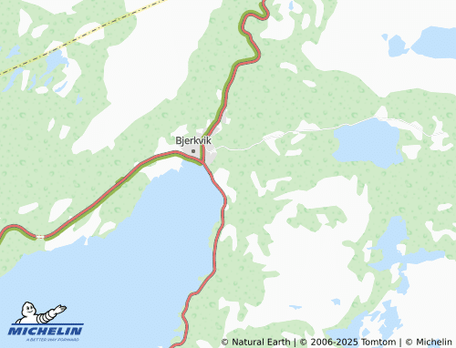 MICHELIN Elvegård map - ViaMichelin