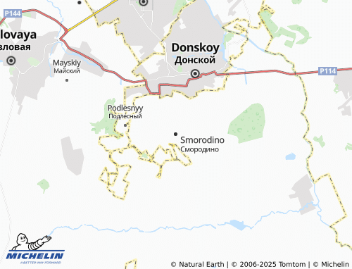 MICHELIN Smorodino map - ViaMichelin