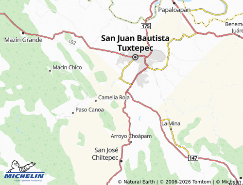 Mapa MICHELIN Colonia Pioquinto Becerra - ViaMichelin