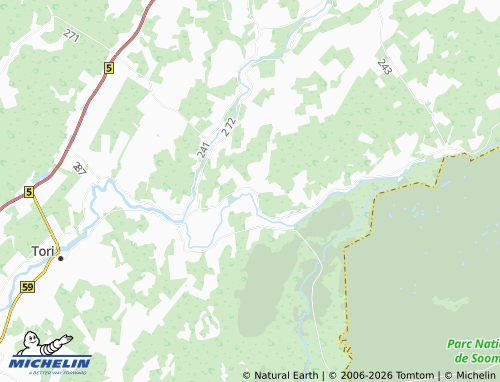 Mapa MICHELIN Tohera - ViaMichelin