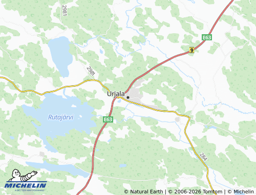 Kaart MICHELIN Urjala - ViaMichelin