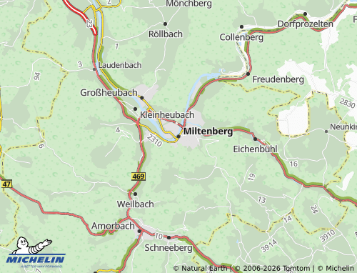 Mapa MICHELIN Miltenberg - ViaMichelin