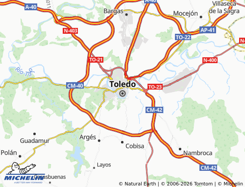 Mapa MICHELIN Toledo - ViaMichelin