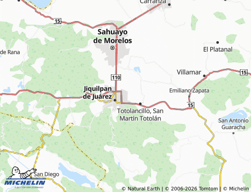 MICHELIN La Morena map - ViaMichelin