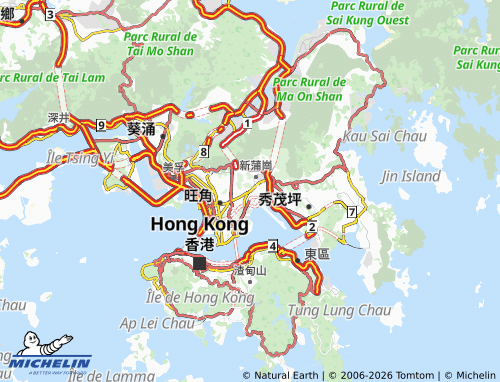 Kaart MICHELIN gau lung sing keoi - ViaMichelin