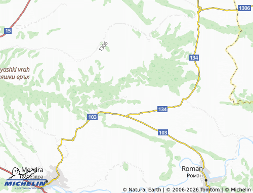 Carte MICHELIN Tsakonitsa - ViaMichelin