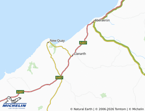 Mappa MICHELIN Llanarth - ViaMichelin
